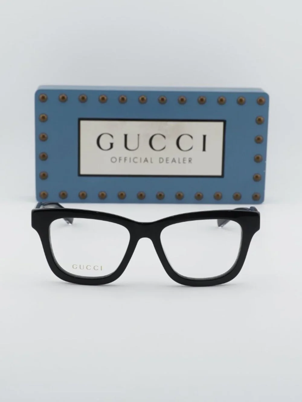 Gucci GG2066O 005 Women Square Eyeglasses 51mm - Black - Picture 5 of 10